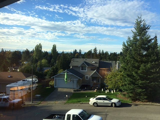 View from the master bedroom
