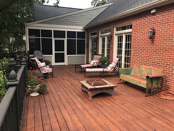 Deck and screen porch
