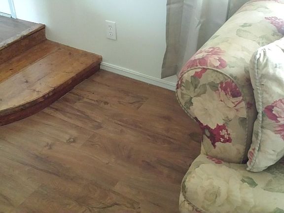 New laminate floor. 