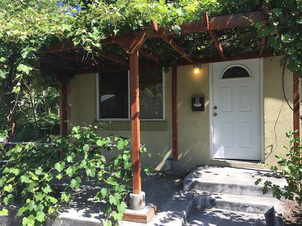 Front door in summer