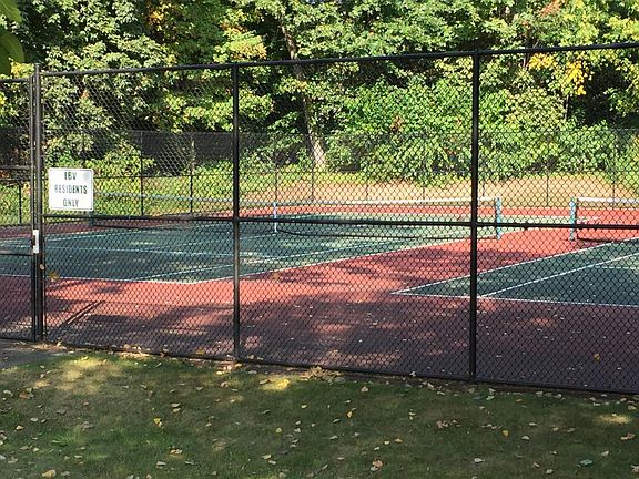 Tennis directly across the street included