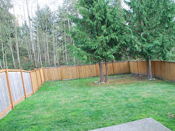 Large backyard