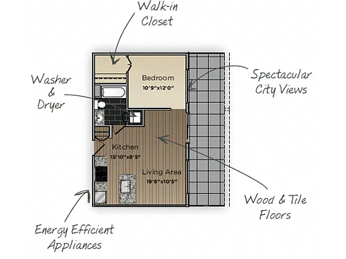 Floor plan The Teacher