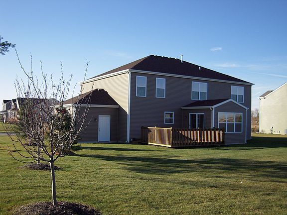 Rear view of the home