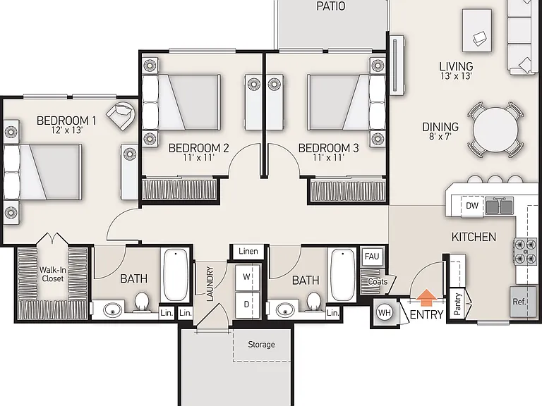 Brittany Apartment Homes — Photo 33