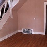Living Area With Hardwood Floors