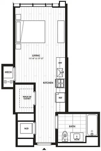 Floor plan Studio-S2