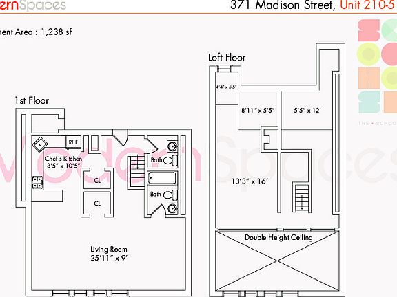 2nd image of 371 Madison St APT 310