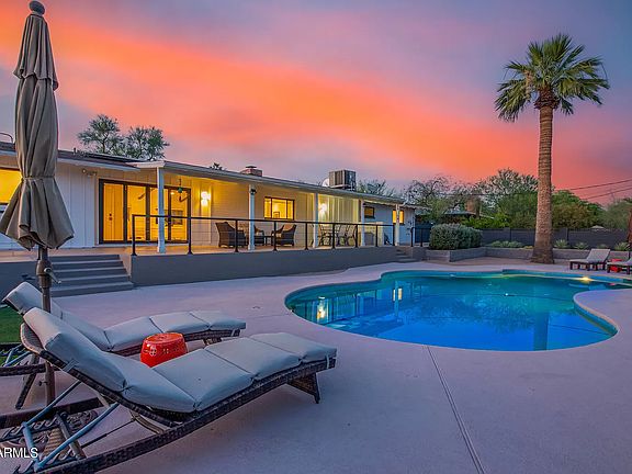 Pool and back patio