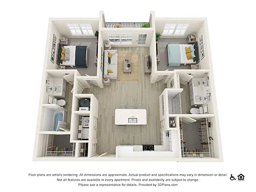 Floor plan B1-1B