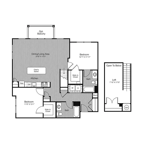 Floor plan 2J2-L