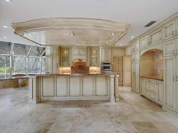 Designer island kitchen