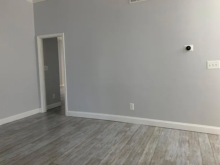 Living area towards master bedroom door