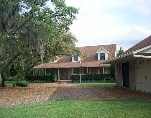 Front of home and garage