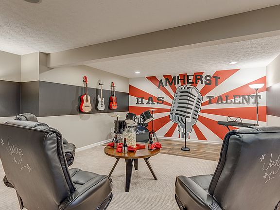 Rec room for entertaining