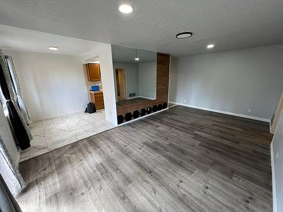 Living room Looking at Dining nook next to Kitchen