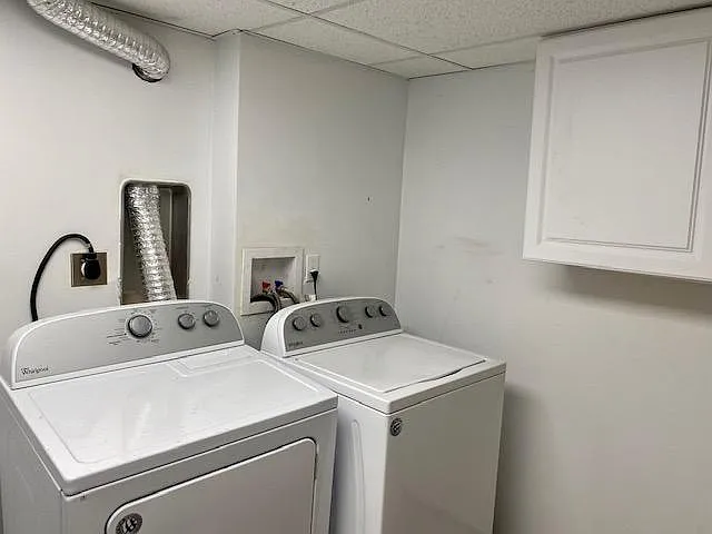 Included shared W/D with another 1BR unit.