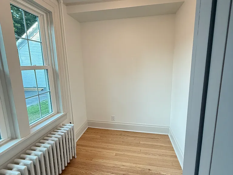 Downstairs, small office. Pocket door for privacy. this room is off the living room.