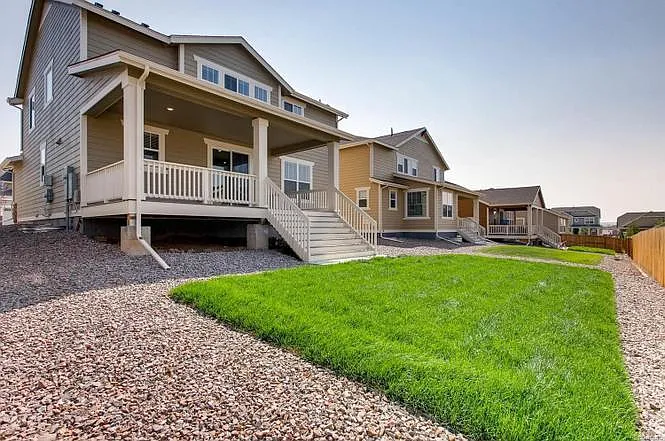Wholesome easy care lawn.