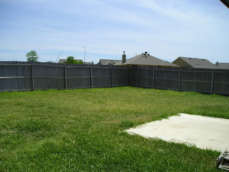 backyard with patio