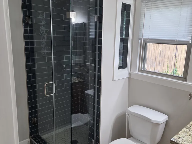 Bathroom shower was redone in 2023