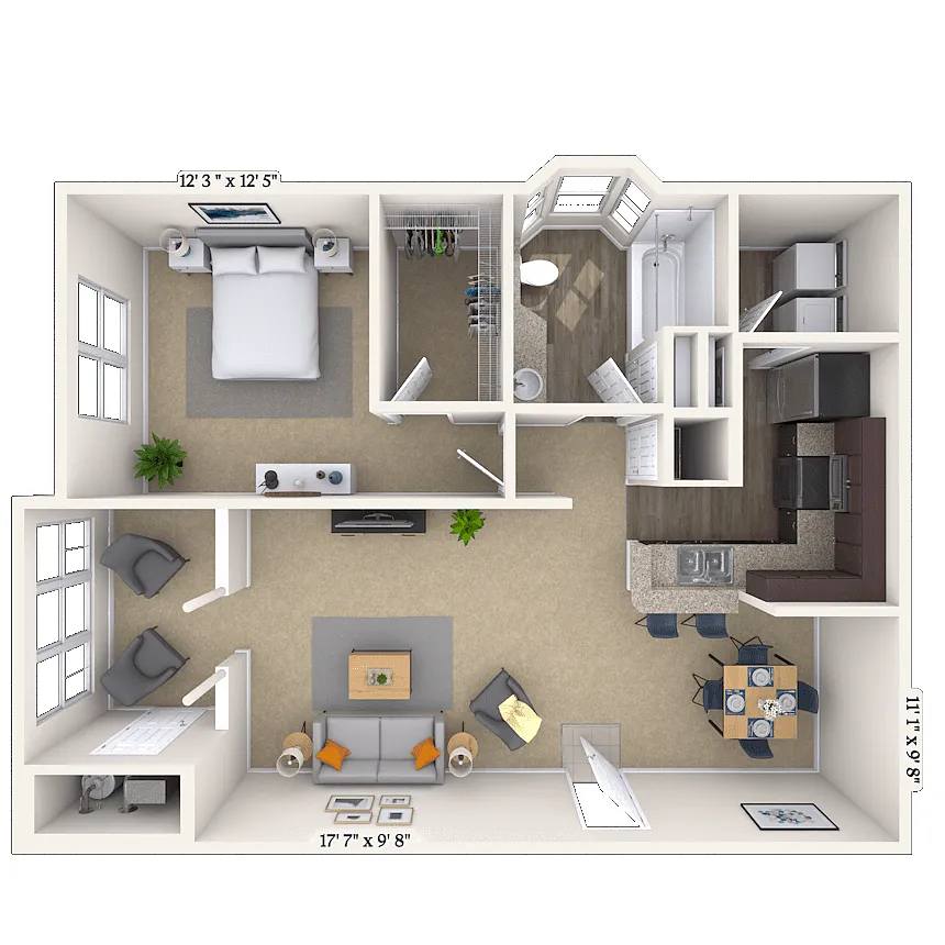 Floor plan 11B