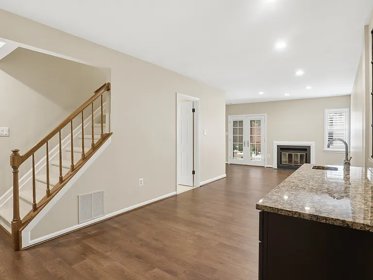 Basement Rec Room with Wet Bar