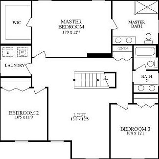 Elevation: G - Second Floor Layout