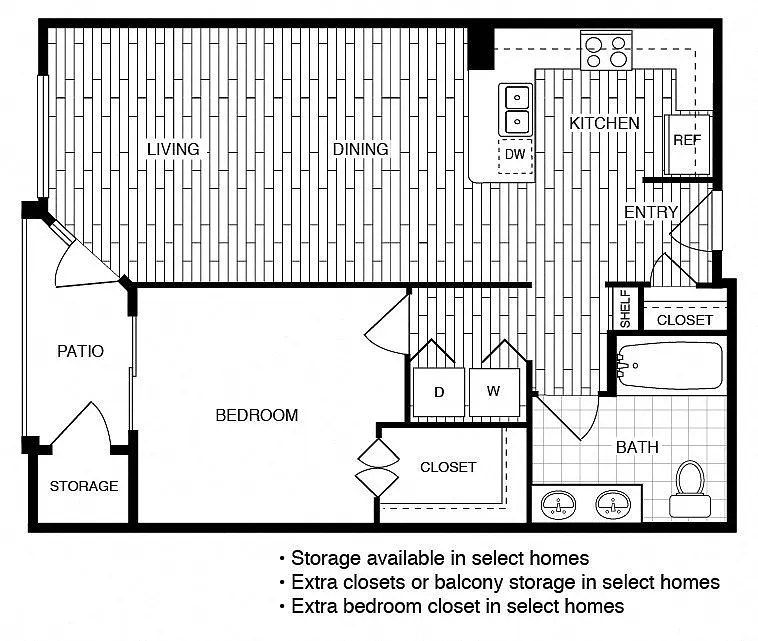 Floor plan B - Oahu