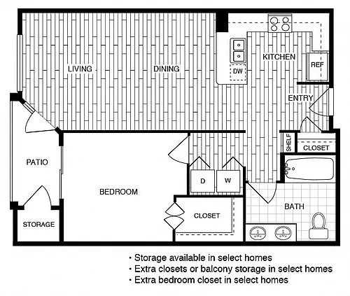 Floor plan B - Oahu