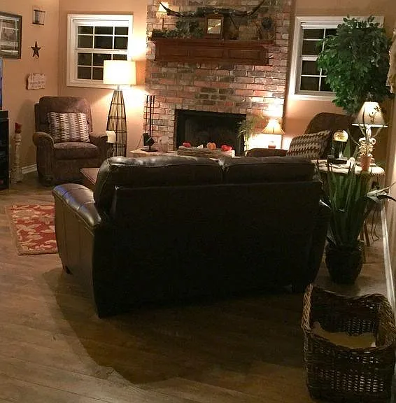 Living room from entry way