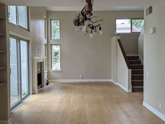 Street level floor with lighting feature and private balcony