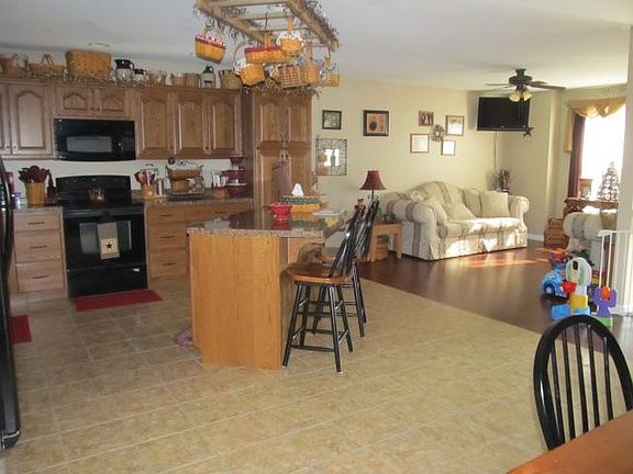 Kitchen view into Living Rm