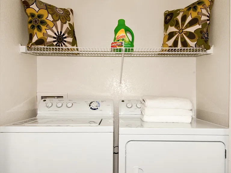 All apartments come with in home washer/dryer