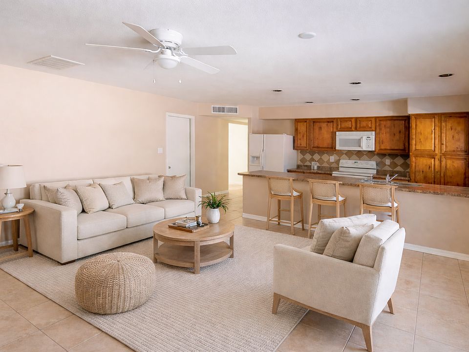 family room looking to kitchen