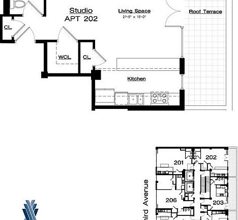2nd image of 203 E 121st St APT 202