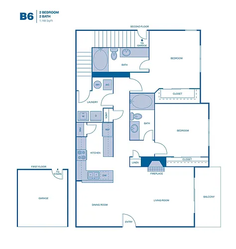 Floor plan B6UPGRADE