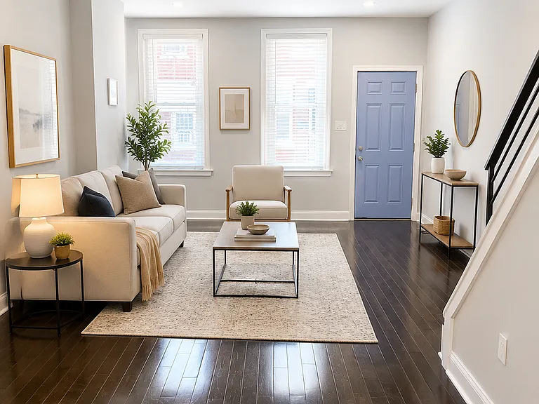 Living Room Virtually Staged