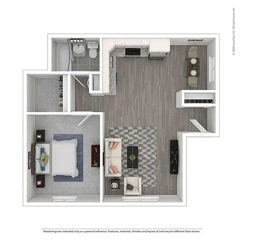 Floor plan Lucerne at the Villas 55+