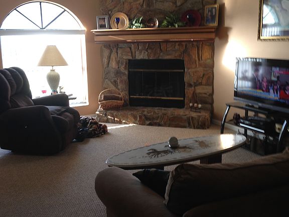Wood burning Fireplace in Great Room