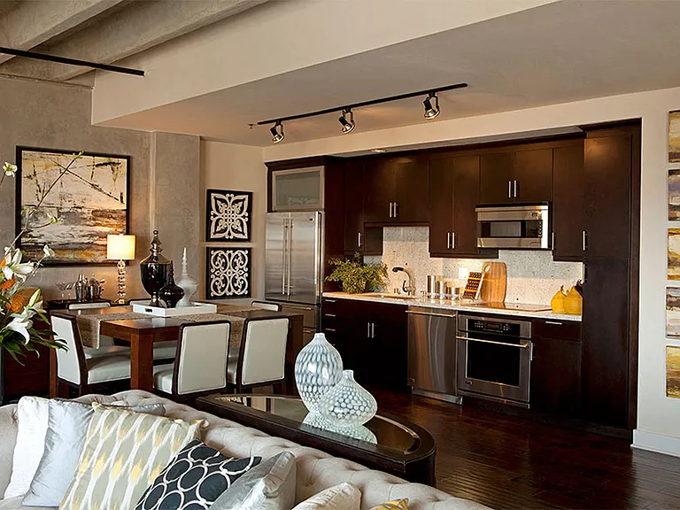 Luxurious kitchen finishes with custom backsplashes