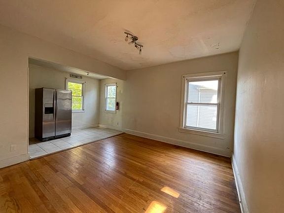 Kitchen open to living room