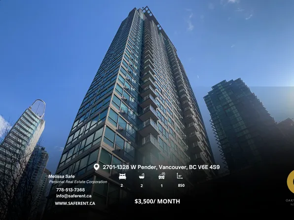 1328 W Pender St #2701, Vancouver, BC V6E 4S9