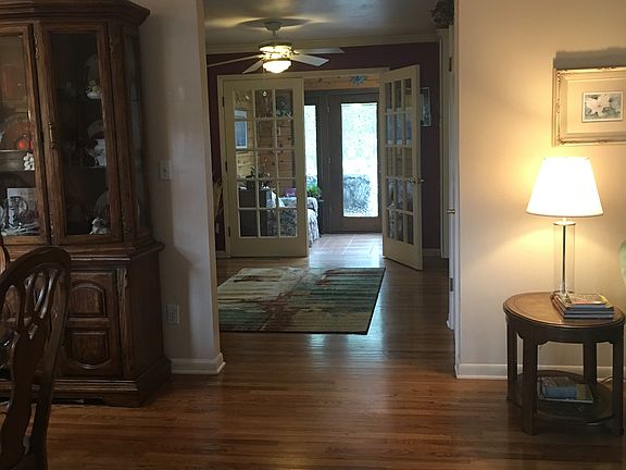View from entry French Doors