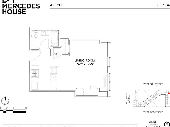 2nd image of 550 W 54th St APT 2111