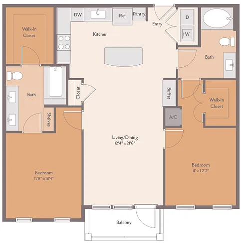 Floor plan B1