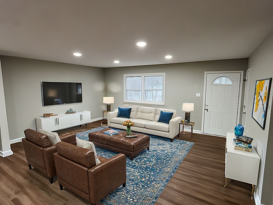 Living room open floor plan