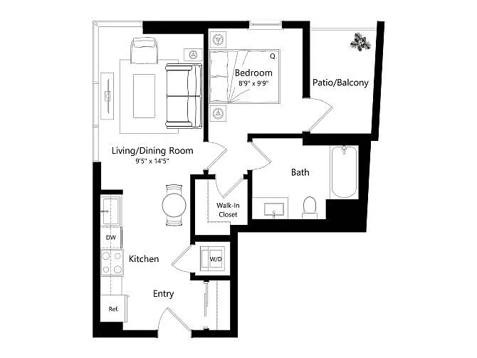 Floor plan 1650-Lincoln_1S