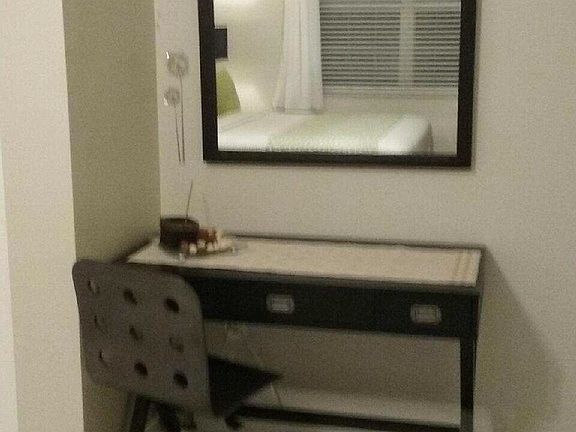 Desk w/chair in bedroom