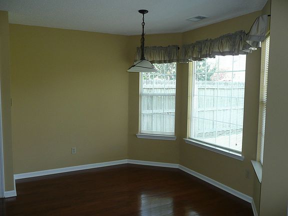 Breakfast nook of kitchen.